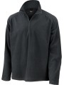 RESULT Micropolaire col zippé noir personnalisable