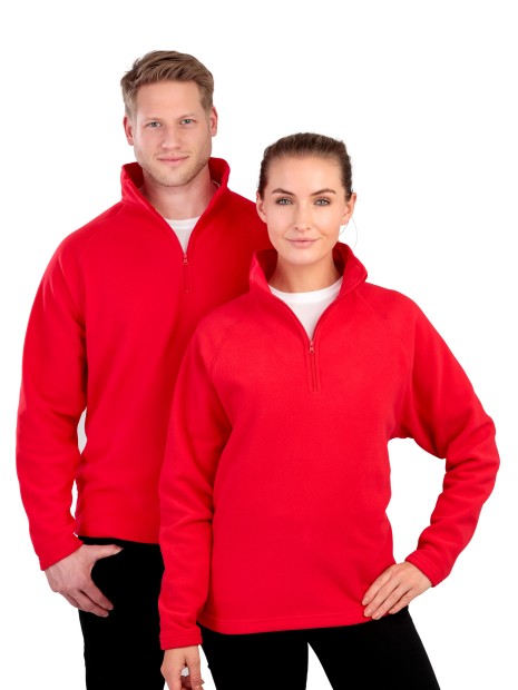 Laines polaires à personnaliser RESULT Micropolaire col zippé 