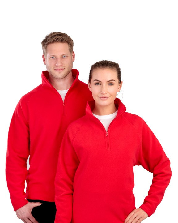 Laine polaire personnalisable RESULT Micropolaire col zippé