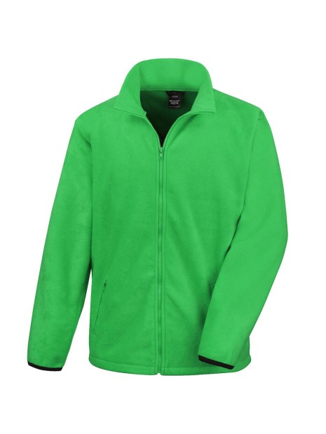 RESULT MENS NORSE OUTDOOR FLEECE vivid green personnalisable