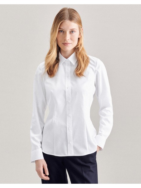 SEIDENSTICKER Seidensticker Regular Fit 1/1 Kent Women blanc personnalisable