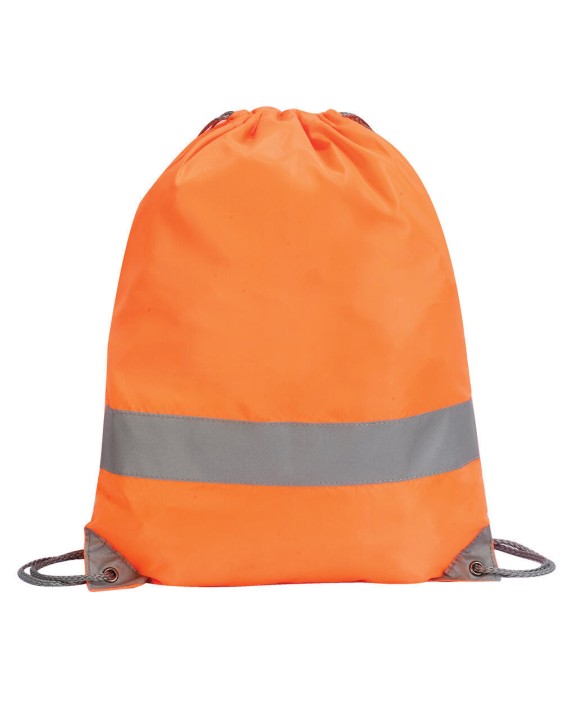 SHUGON Stafford Hi-vis Drawstring Tote Tasche personalisierbar