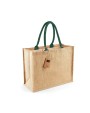 Tote bag personnalisable WESTFORDMILL Sac shopping classique en jute