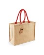 Tote bag personnalisable WESTFORDMILL Sac shopping classique en jute