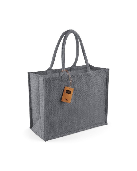 Tote bag personnalisable WESTFORDMILL Sac shopping classique en jute
