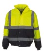Veste personnalisable YOKO Blouson bicolore haute visibilité