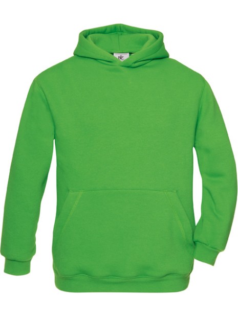 B&C Sweat-shirt capuche enfant real green personnalisable