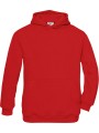 B&C Sweat-shirt capuche enfant rouge personnalisable