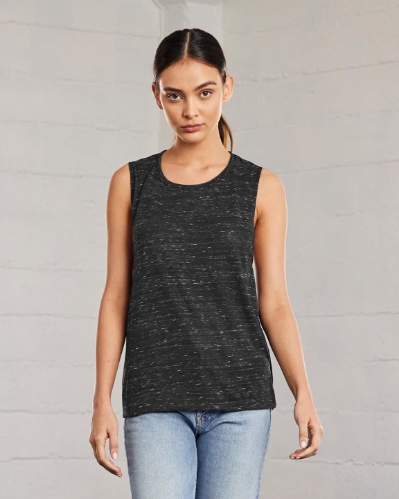 BELLA-CANVAS Womens Flowy Scoop Muscle Tank T-Shirt personalisierbar