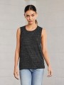 T-Shirts à personnaliser BELLA-CANVAS WOMENS FLOWY SCOOP MUSCLE TANK BLACK MARBLE