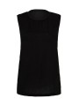 BELLA-CANVAS WOMENS FLOWY SCOOP MUSCLE TANK noir personnalisable