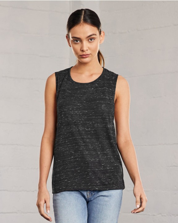 BELLA-CANVAS Womens Flowy Scoop Muscle Tank T-Shirt personalisierbar