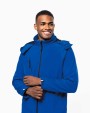 KARIBAN Herren Softshell-Jacke mit Abnehmbare Kapuze Softshell personalisierbar