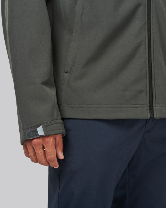 Softshell personnalisable KARIBAN Veste softshell à capuche amovible homme