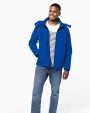 KARIBAN Herren Softshell-Jacke mit Abnehmbare Kapuze Softshell personalisierbar