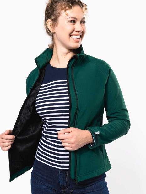 Softshells à personnaliser KARIBAN Veste softshell à capuche amovible femme 