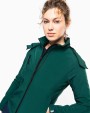 KARIBAN Damen Softshell-Jacke mit Abnehmbare Kapuze Softshell personalisierbar