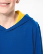 Sweat-shirt personnalisable KARIBAN Sweat-shirt capuche contrastée enfant
