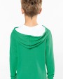 KARIBAN Kinder Kapuzenshirt Bicolor Sweatshirt personalisierbar