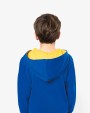 Sweat-shirt personnalisable KARIBAN Sweat-shirt capuche contrastée enfant