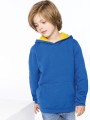 Sweat-shirts à personnaliser KARIBAN Sweat-shirt capuche contrastée enfant 