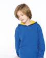 KARIBAN Kinder Kapuzenshirt Bicolor Sweatshirt personalisierbar