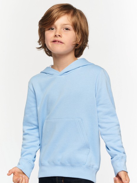 Sweat-shirts à personnaliser KARIBAN Sweat-shirt capuche contrastée enfant 