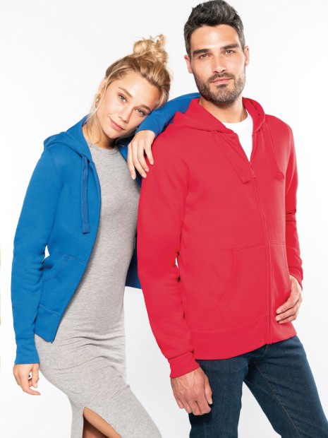 Sweat-shirts à personnaliser KARIBAN Sweat-shirt zippé capuche homme 
