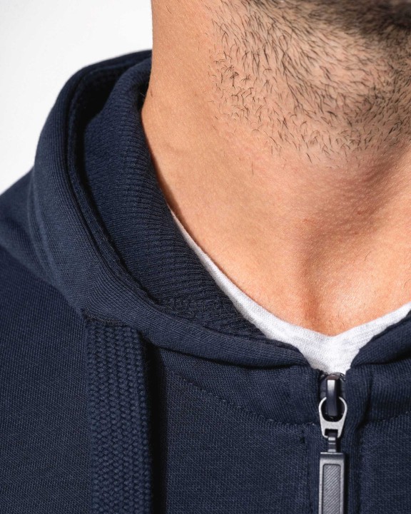 Sweat-shirt personnalisable KARIBAN Sweat-shirt zippé capuche homme