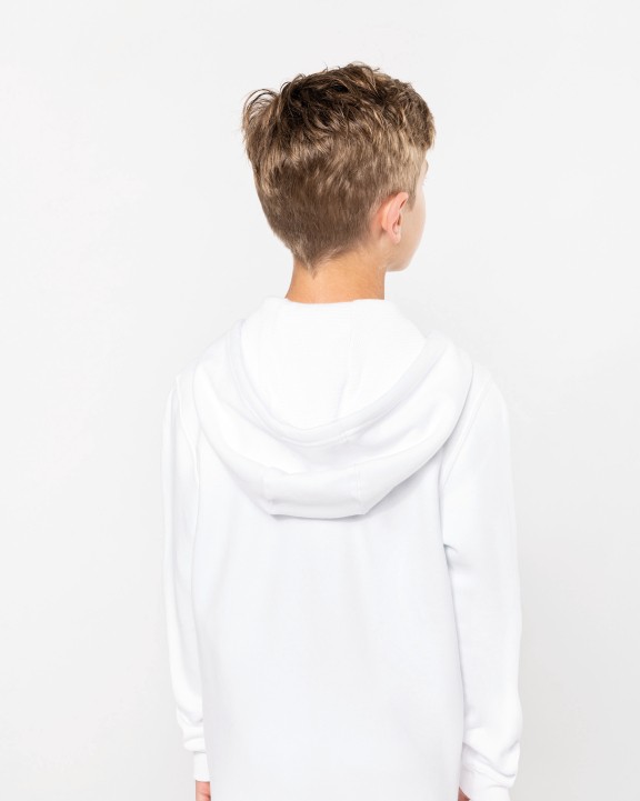 Sweat-shirt personnalisable KARIBAN Sweat-shirt capuche zippé enfant
