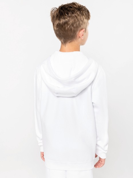 Sweat-shirts à personnaliser KARIBAN Sweat-shirt capuche zippé enfant 