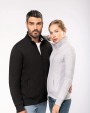 KARIBAN Herren Fleece-Sweater mit Reißverschluss Sweatshirt personalisierbar