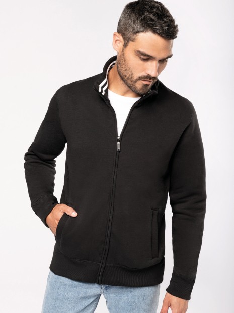 Sweat-shirts à personnaliser KARIBAN Veste molleton zippée homme 