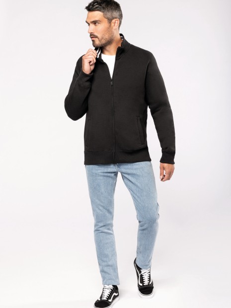 Sweat-shirts à personnaliser KARIBAN Veste molleton zippée homme 