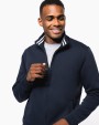 KARIBAN Herren Fleece-Sweater mit Reißverschluss Sweatshirt personalisierbar