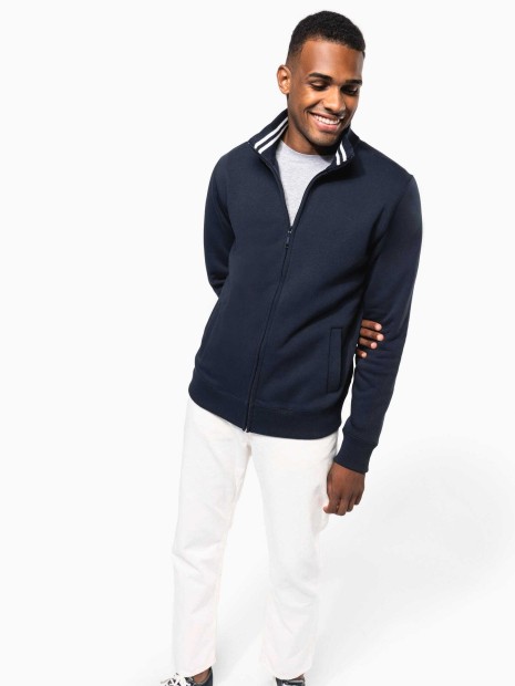 Sweat-shirts à personnaliser KARIBAN Veste molleton zippée homme 