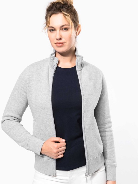 Sweat-shirts à personnaliser KARIBAN Veste molleton zippée femme 