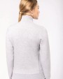 Sweater KARIBAN Damessweater met rits voor bedrukking &amp; borduring