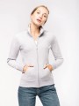 Sweat-shirts à personnaliser KARIBAN Veste molleton zippée femme 