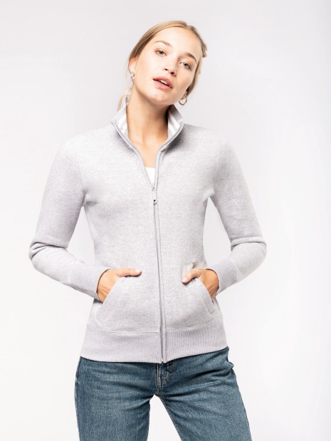 Sweat-shirts à personnaliser KARIBAN Veste molleton zippée femme 