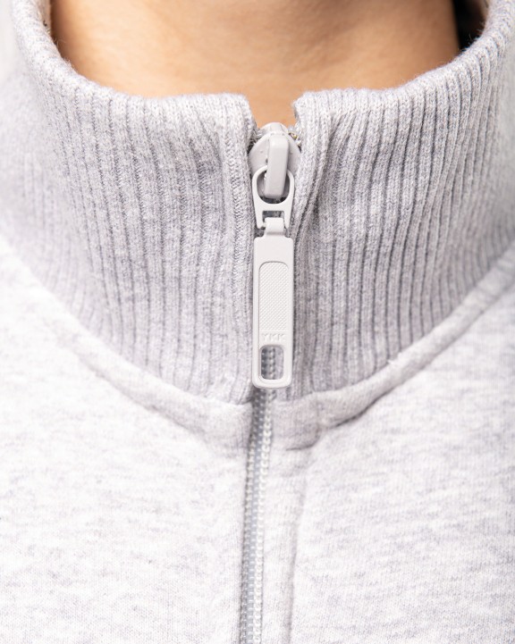 Sweater KARIBAN Damessweater met rits voor bedrukking &amp; borduring
