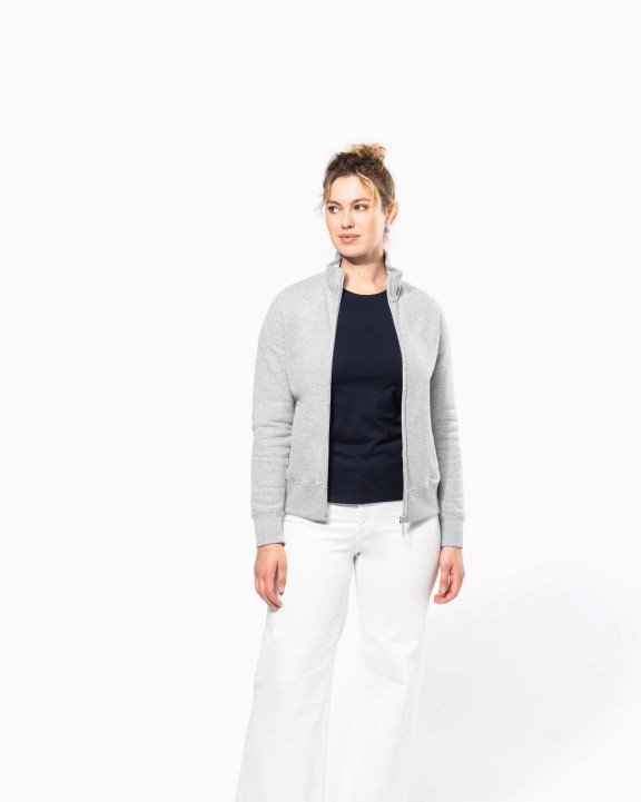 Sweat-shirt personnalisable KARIBAN Veste molleton zippée femme