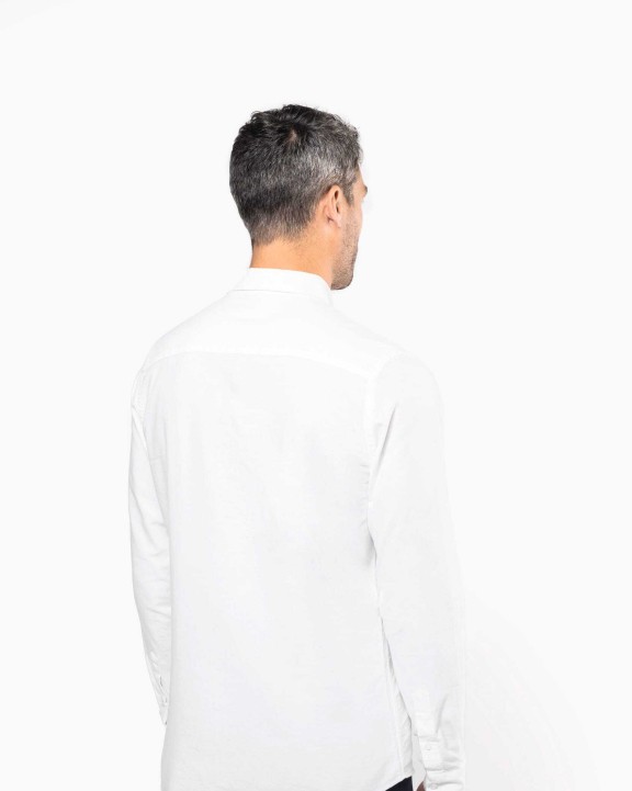 Chemise personnalisable KARIBAN Chemise Oxford lavée manches longues