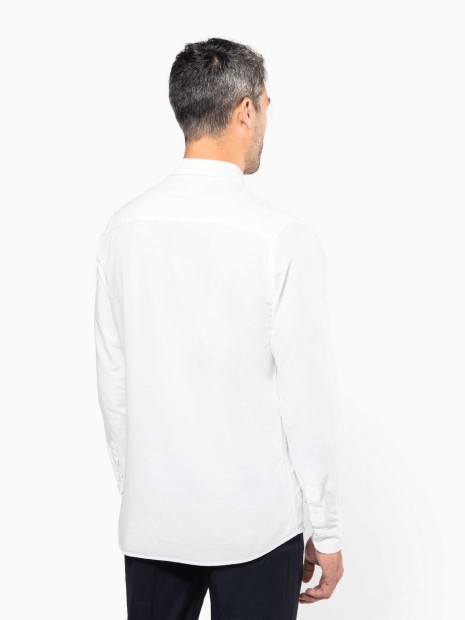 Chemises à personnaliser KARIBAN Chemise Oxford lavée manches longues 