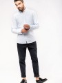 Chemises à personnaliser KARIBAN Chemise Oxford lavée manches longues 
