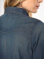 Chemises à personnaliser KARIBAN Chemise denim manches longues femme 