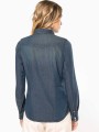 Chemises à personnaliser KARIBAN Chemise denim manches longues femme 