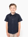 Chemises à personnaliser KARIBAN Chemise popeline manches courtes enfant 