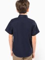 Chemises à personnaliser KARIBAN Chemise popeline manches courtes enfant 