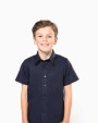 Chemise personnalisable KARIBAN Chemise popeline manches courtes enfant